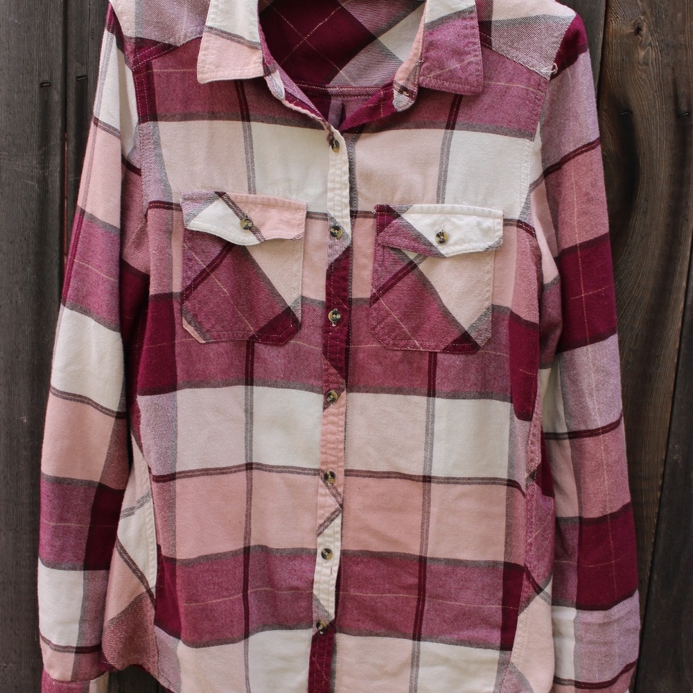 Maurices plaid button up